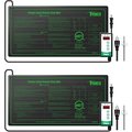 Ipower 2 Pack Digital  Thermostat Controller and 10" x 20.5" Seeding Heat Mat, 2PK GLHTMTCTRLV2HTMTSX2